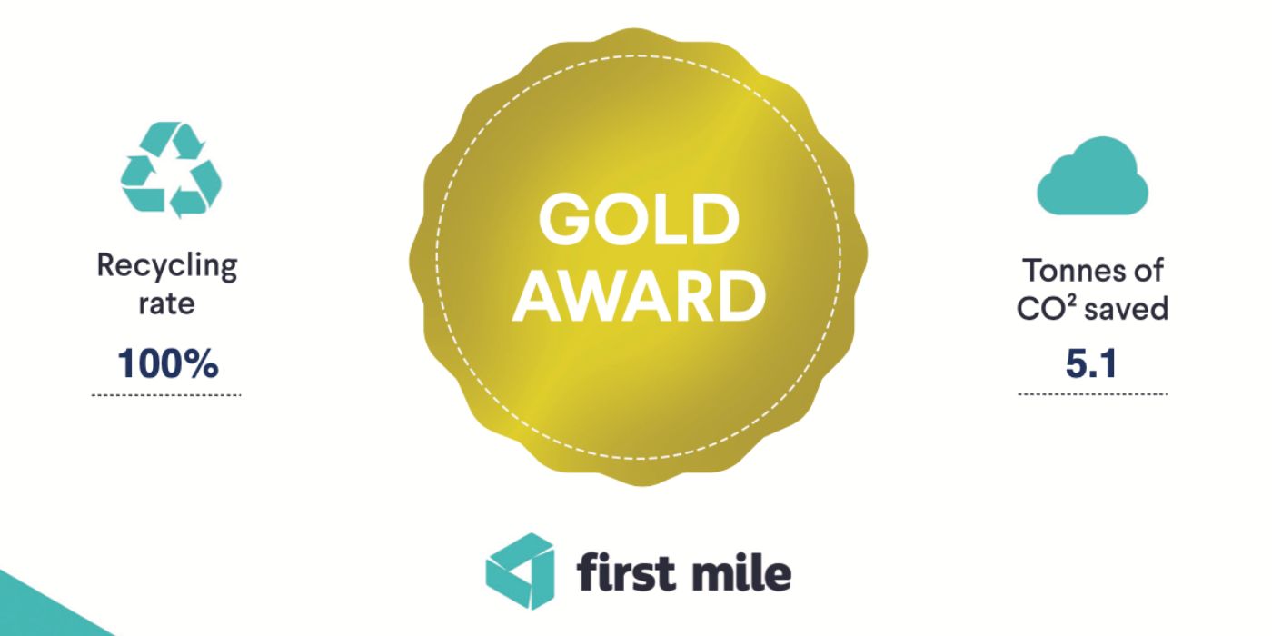 H.R. Higgins achieves a gold recycling award with First Mile.