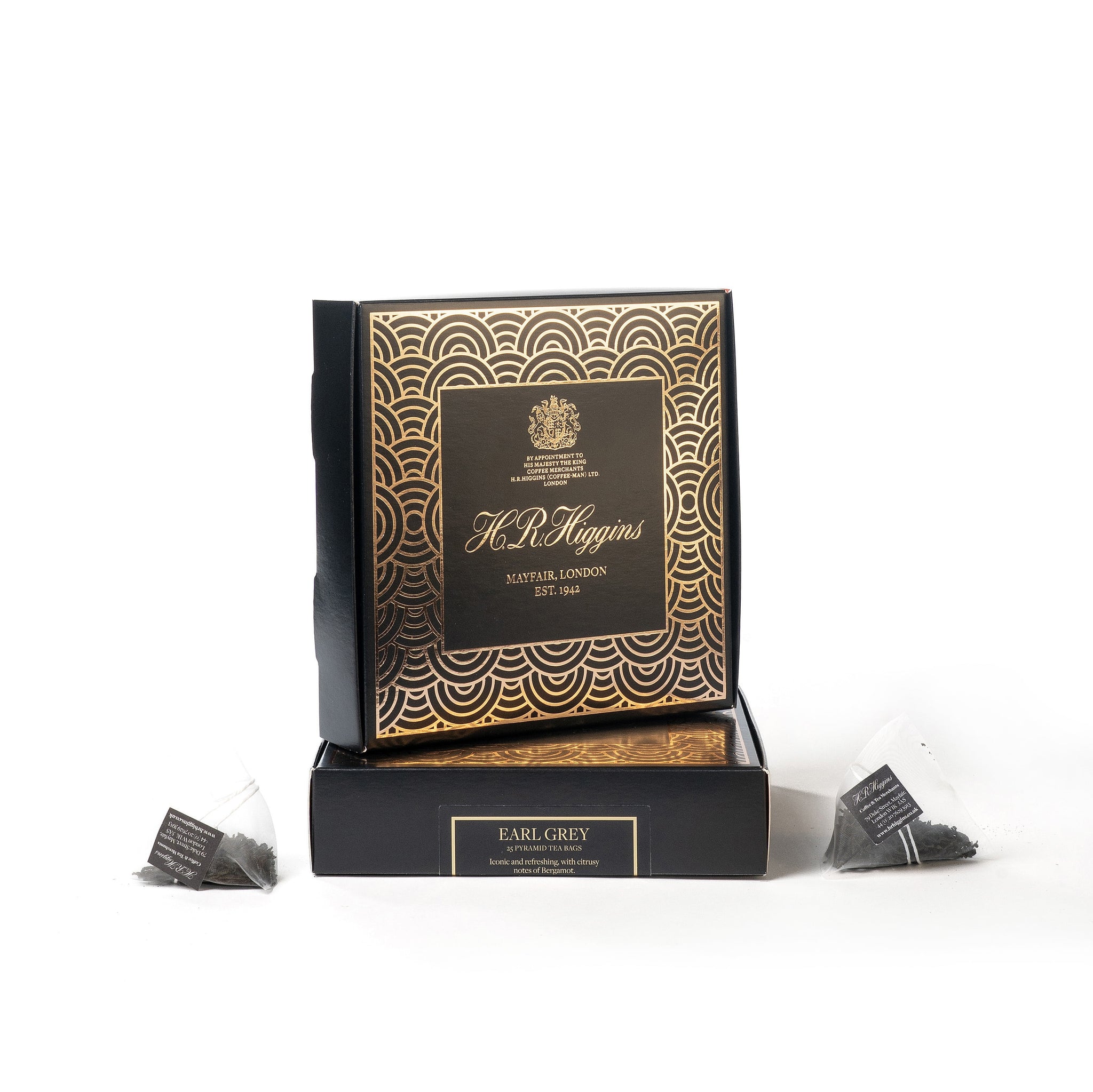 Earl Grey Pyramid Tea Bag Box