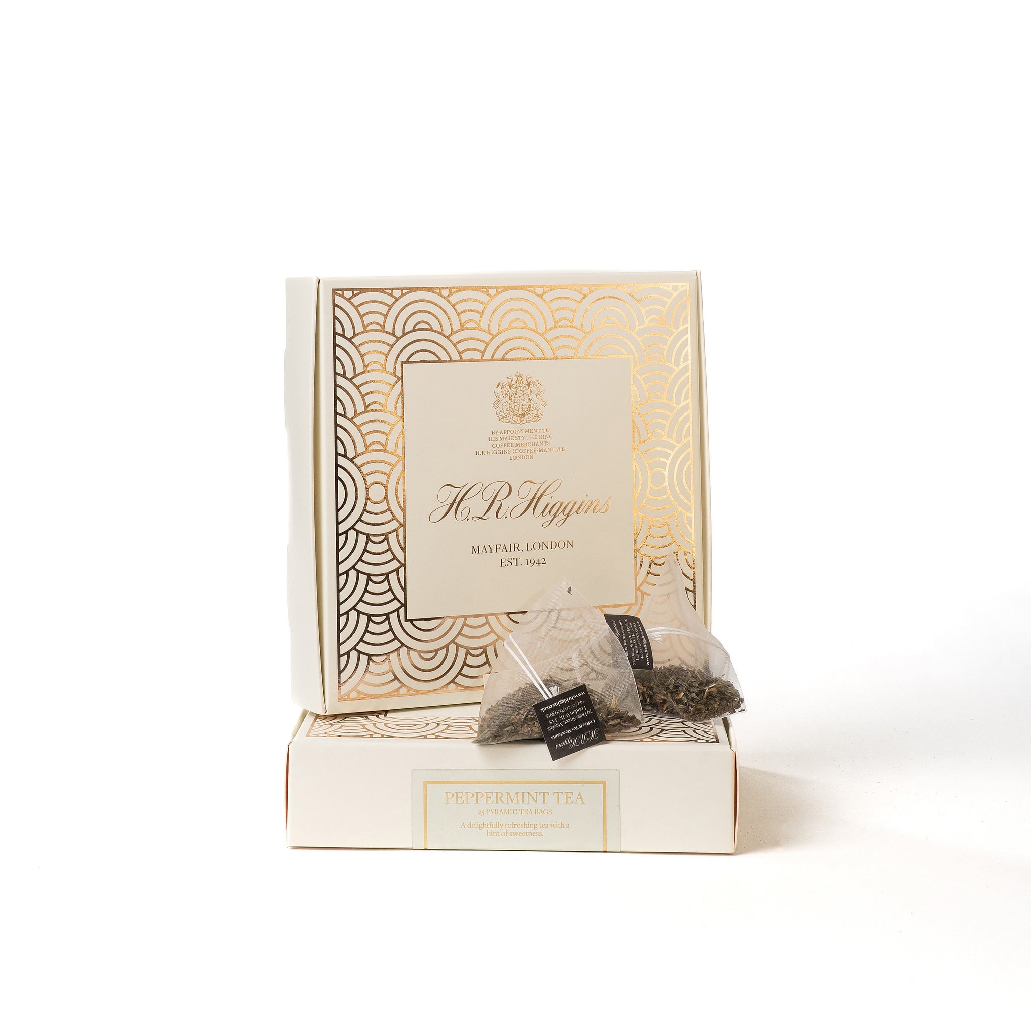 Peppermint Tea Pyramid Bag Box