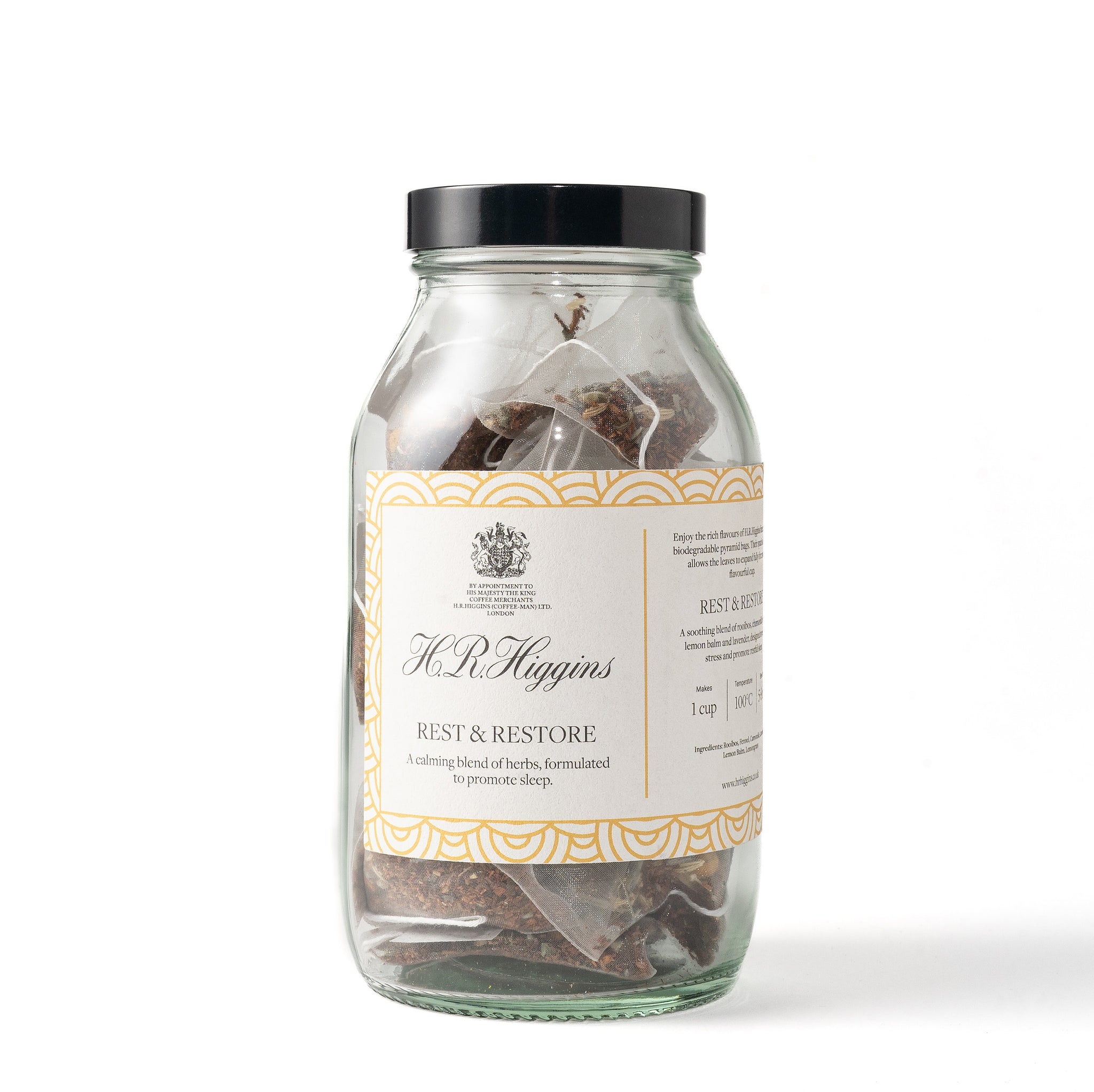 Rest and Restore Pyramid Tea Bag Jar