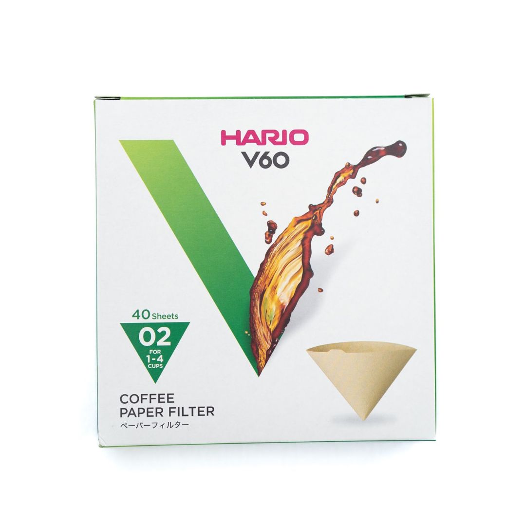 Hario V60 Brown Coffee Filter Papers - Size 02