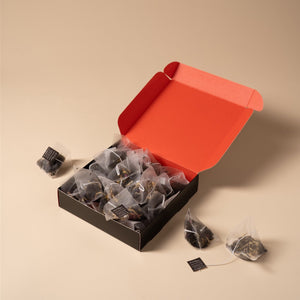 Blue Lady Pyramid Tea Bag Box