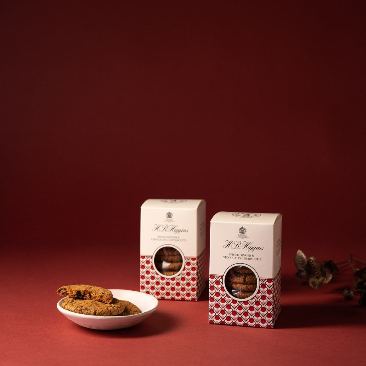 Spiced Ginger & Chocolate Chip Biscuits