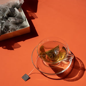 Green Tea Pyramid Bag Box