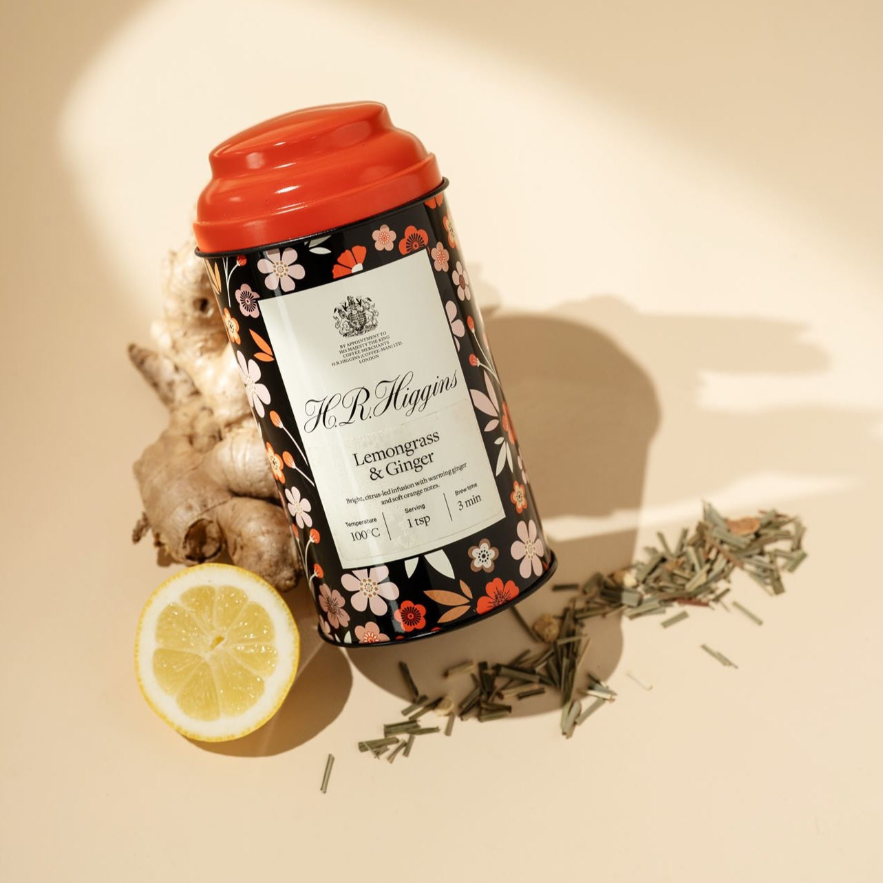 Lemongrass & Ginger Loose Leaf Tea | Herbal Tea | H.R. Higgins – H.R ...