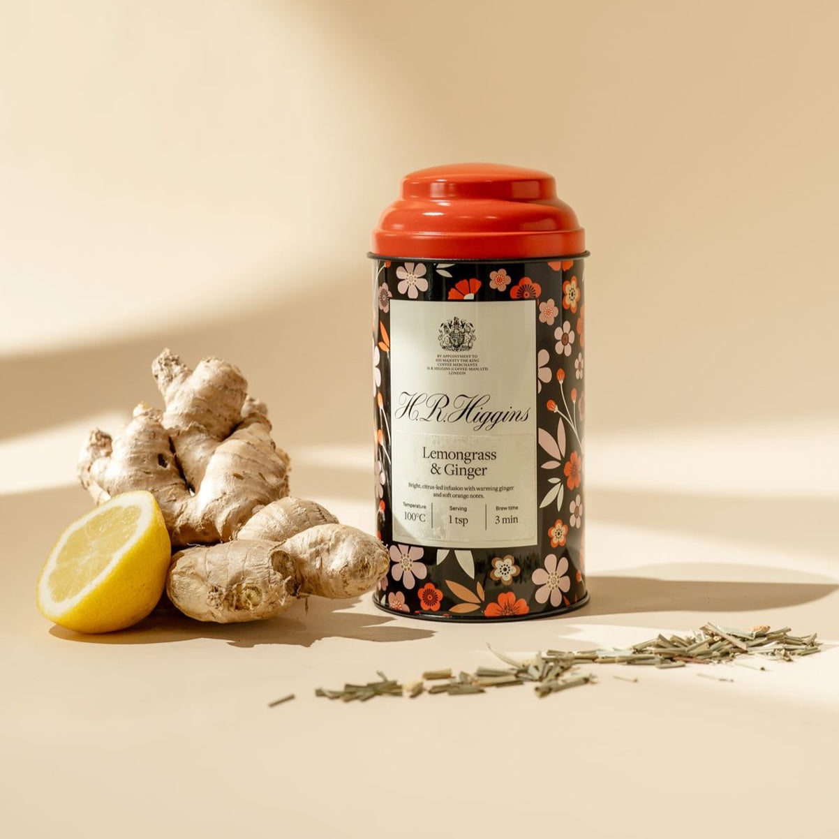 Lemongrass & Ginger Loose Leaf Tea | Herbal Tea | H.R. Higgins – H.R ...