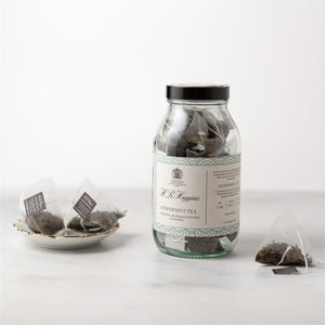 Peppermint Tea Pyramid Bag Jar