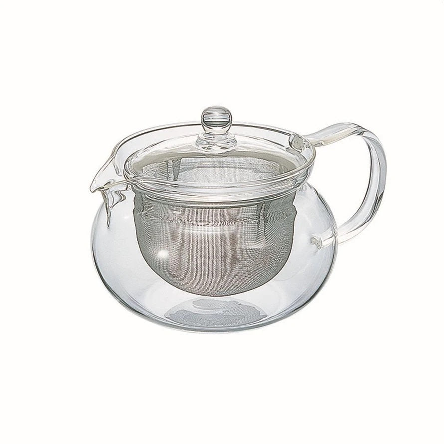 Hario Glass ChaCha Kyusu Maru Teapot