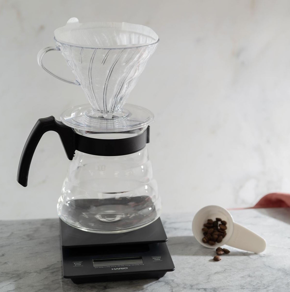 Hario Black V60 Drip Coffee Scale H R Higgins Coffee man Ltd hario-black-v60-drip-coffee-scale-h-r-higgins-coffee-man-ltd