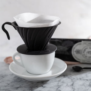 Hario V60 Matte Black Coffee Filter Cone - Size 02